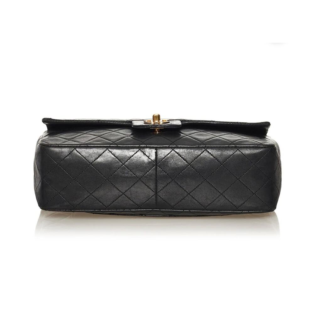 CHANEL CC Timless MATELASSE 34 Single Flap Double Chain Shoulder Bag Lambskin - Picture 4 of 16
